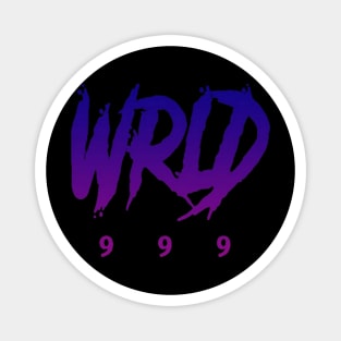 Logo Juice Wrld 999 Purple Magnet